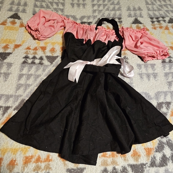 Britney Spears Costume Lolita Coquette Gothic Monster High Maid Pirate Dress xl - Picture 6 of 8